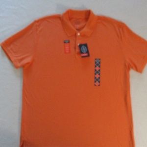 St John's Bay Men's Polo Shirt XL Orange